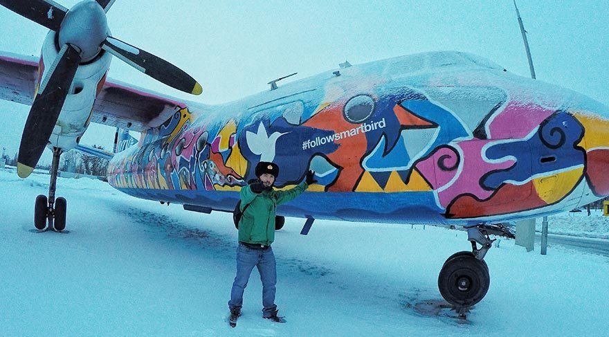 艺术家环游世界，他靠这个技能成为世界网红