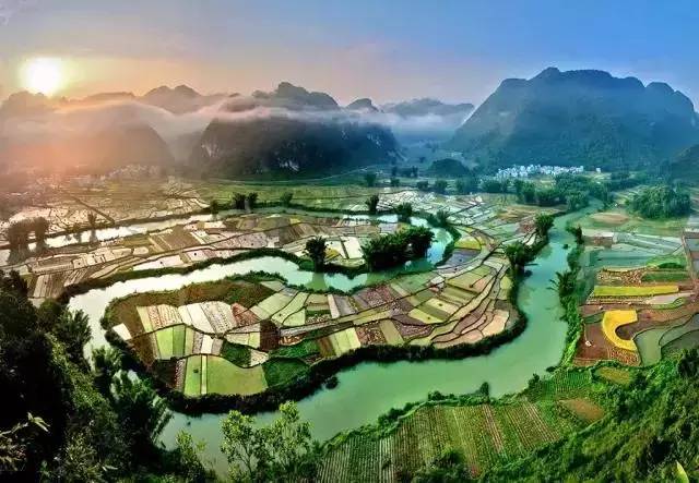 广西山清水秀小城,2020广西山清水秀自然景点