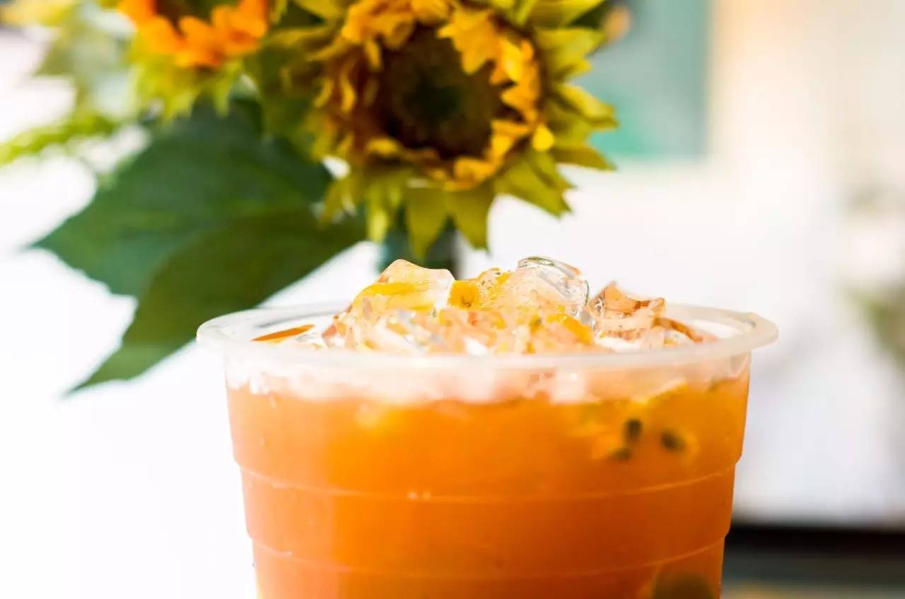 水果茶网红杯一次性,500g网红水果茶