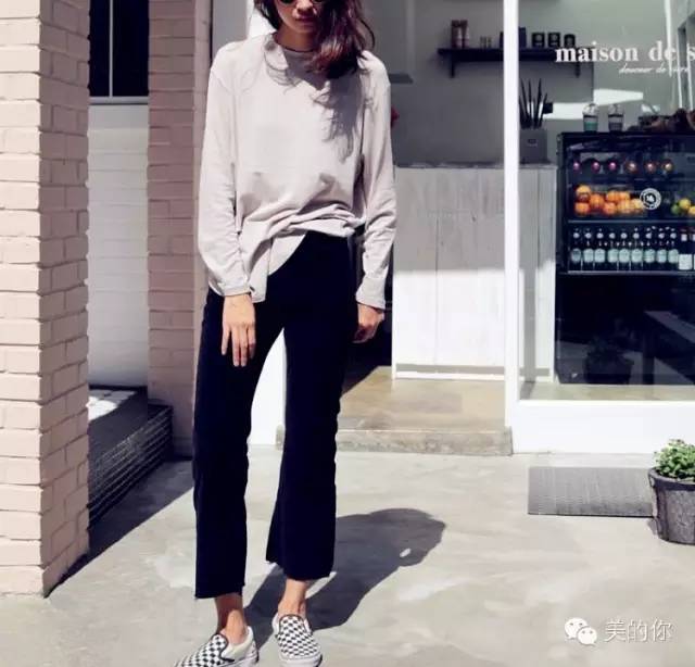 九分裤运动鞋初秋时髦舒适最佳cp,休闲九分裤配高帮运动鞋