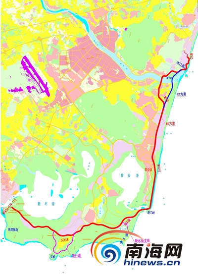 陵水沿海观光公路,陵水滨海旅游公路进程