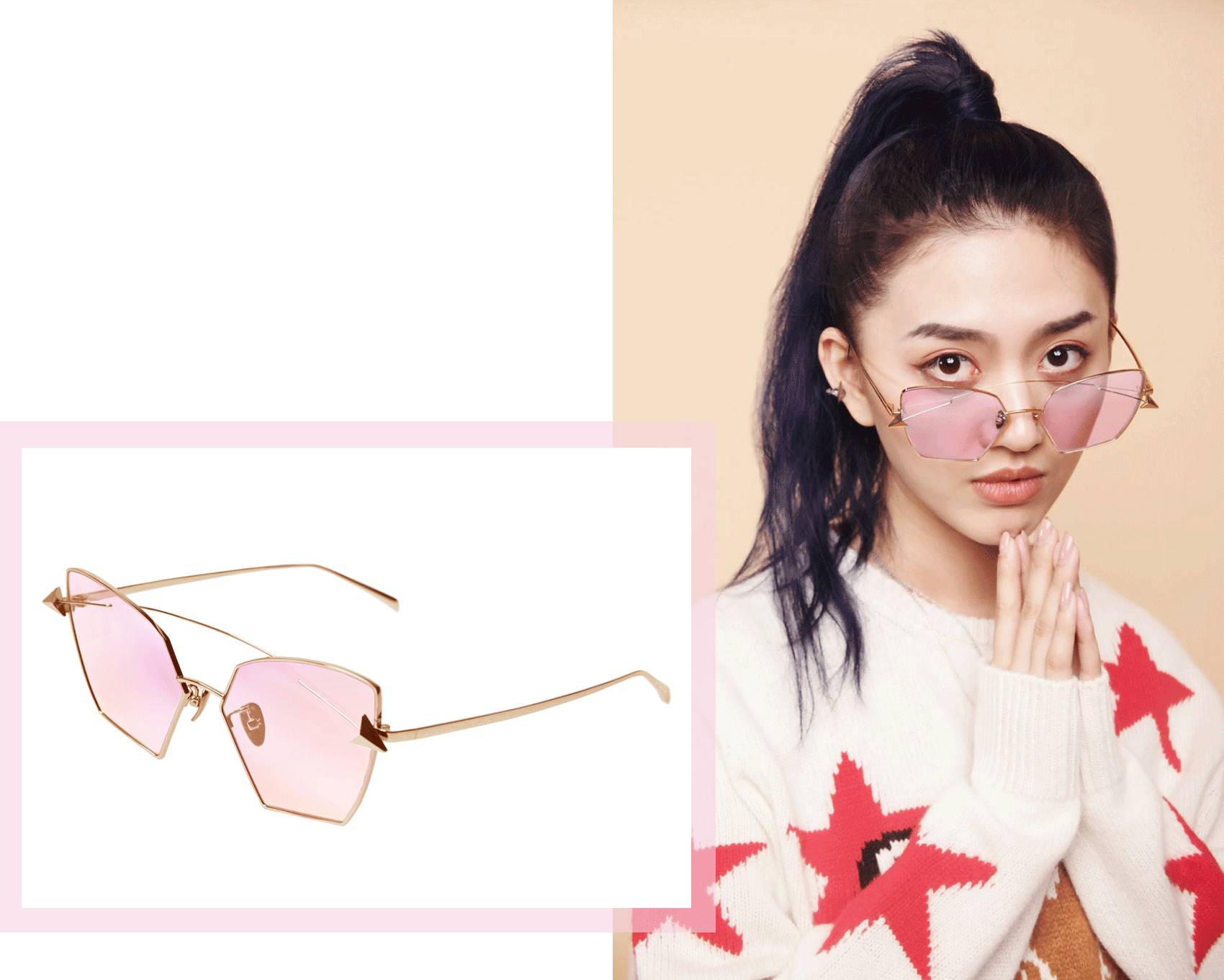 适合圆脸短脸戴的太阳眼镜,圆脸大脸适合的眼镜测评