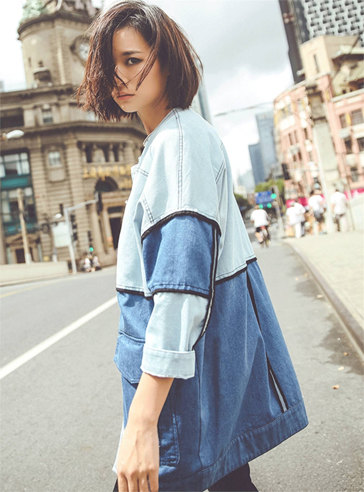 有没有版型好看的牛仔外套,早春必备款牛仔外套