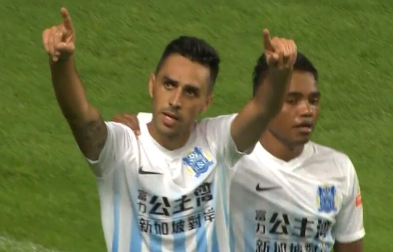 扎哈维2-1逆转富力,扎哈维广州富力vs广州恒大