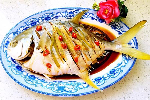 蒸白鲳鱼的家常做法视频,鲳鱼怎么清蒸用电磁炉蒸多久