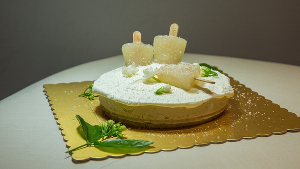 0失败简单糕点,茉莉花茶加冰糕