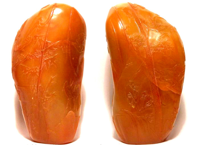 印石田黄石,田黄石有几种颜色和它的图片