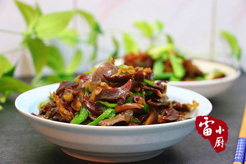 酸豆角鸡胗干香酸爽脆嫩下酒下饭,30秒教你做下酒好菜酸辣凉拌鸡胗