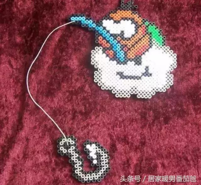 手工活大家一起干,拼豆豆手工教程