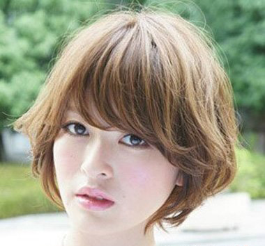 女生波波头卷发发型2015款,10款波波头短发可爱