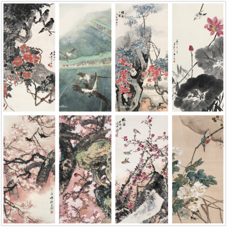 海派花鸟画谁的比较好,海派名家张雄花鸟画