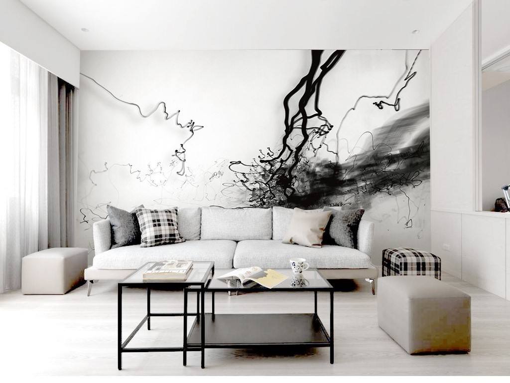 适合北欧风的客厅瓷砖,北欧简约风瓷砖上墙装修