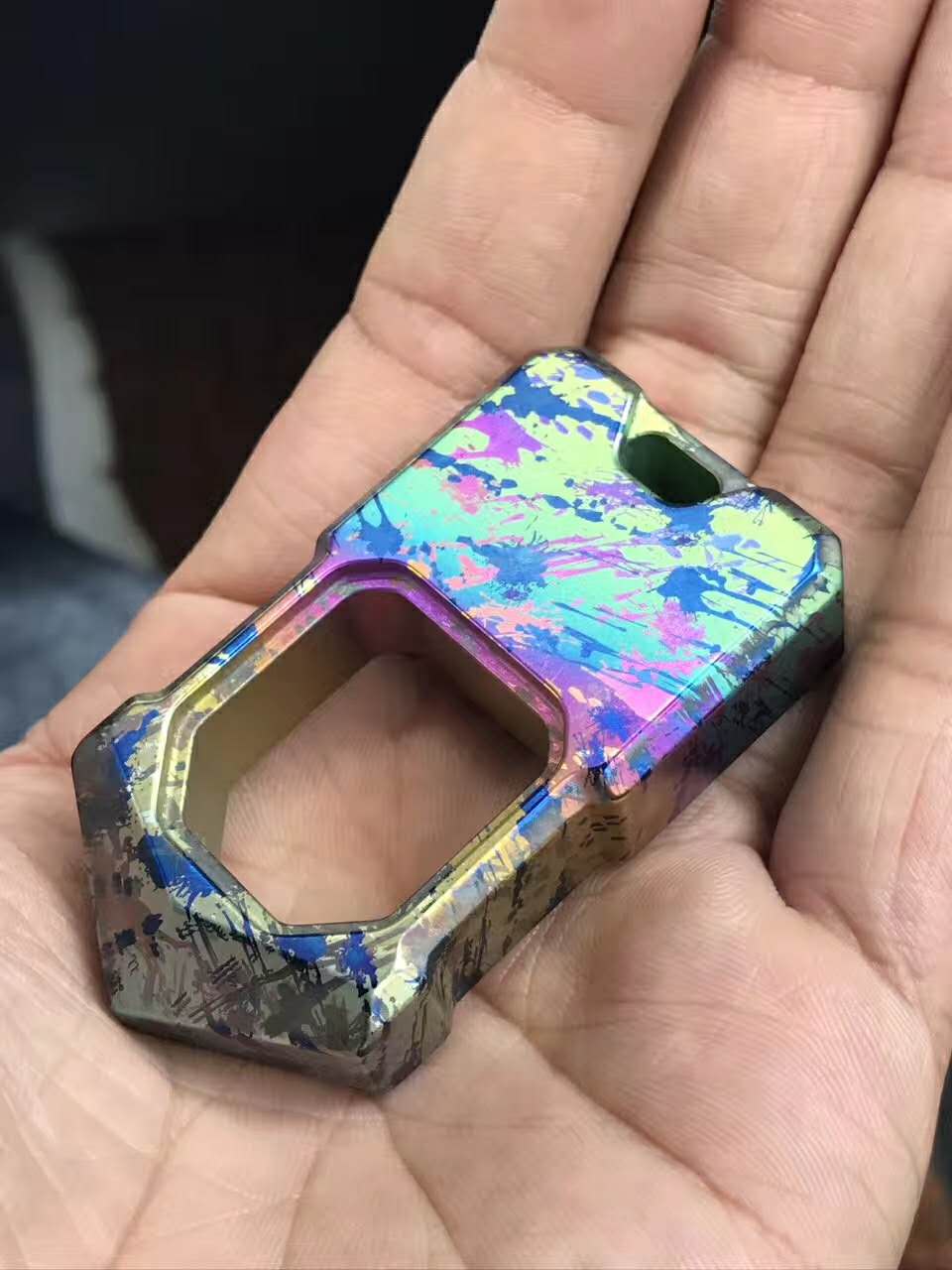 指尖陀螺制作蓝色,如何制作edc指尖陀螺