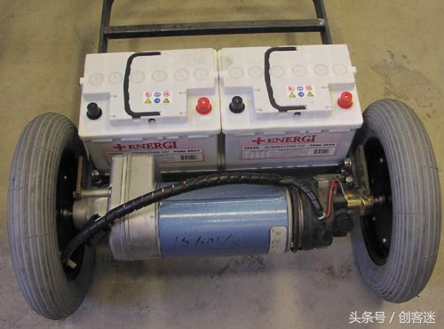 手工打造双人电动四轮小车,手工自制电动四轮车全过程