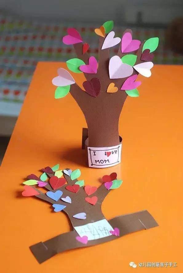 幼儿园亲子卡纸手工教程：小蝴蝶、手指偶、立体贺卡等（附步骤）