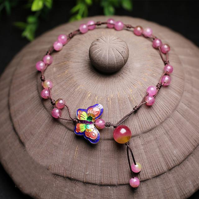 粗跟时尚百搭脚链,新时尚百搭爱心脚链