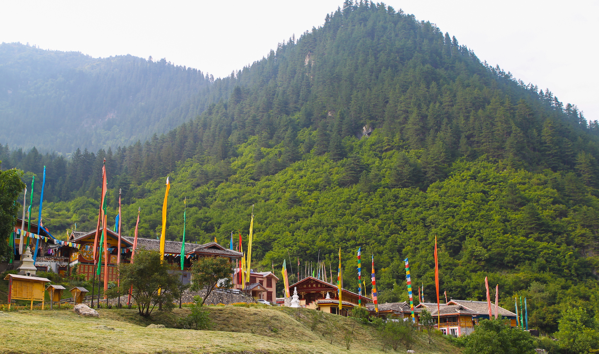 地震前的九寨沟美景,航拍地震前九寨沟所有景点