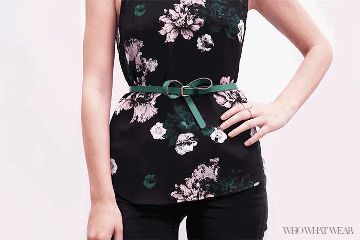 穿牛仔裤扎腰带还是不扎腰带好看,牛仔裤腰太松了有什么好看的腰带