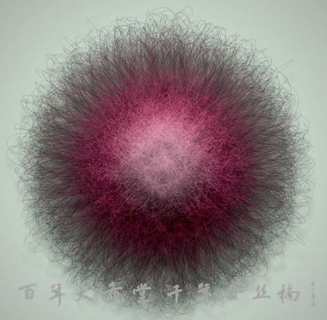 围巾围住头发,很冷围上围巾就不冷了