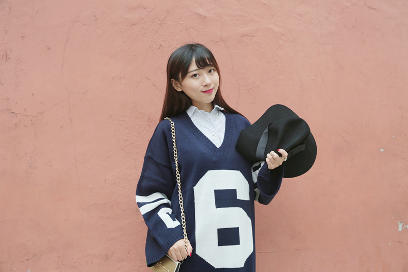 学院风衬衫胖mm条纹,韩范洋气衬衫