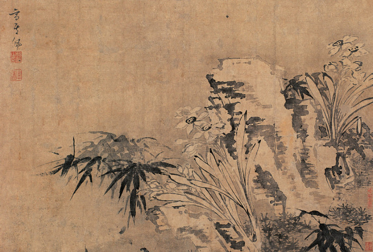 指墨山水画国画,指墨画创始人高其佩