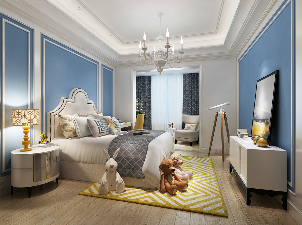 4-5岁儿童房装修风格,7-12岁儿童房装修风格简单