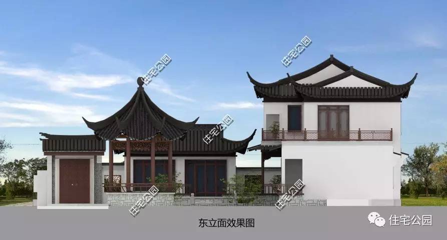 回老家盖中式别院,回老家盖个现代风别墅