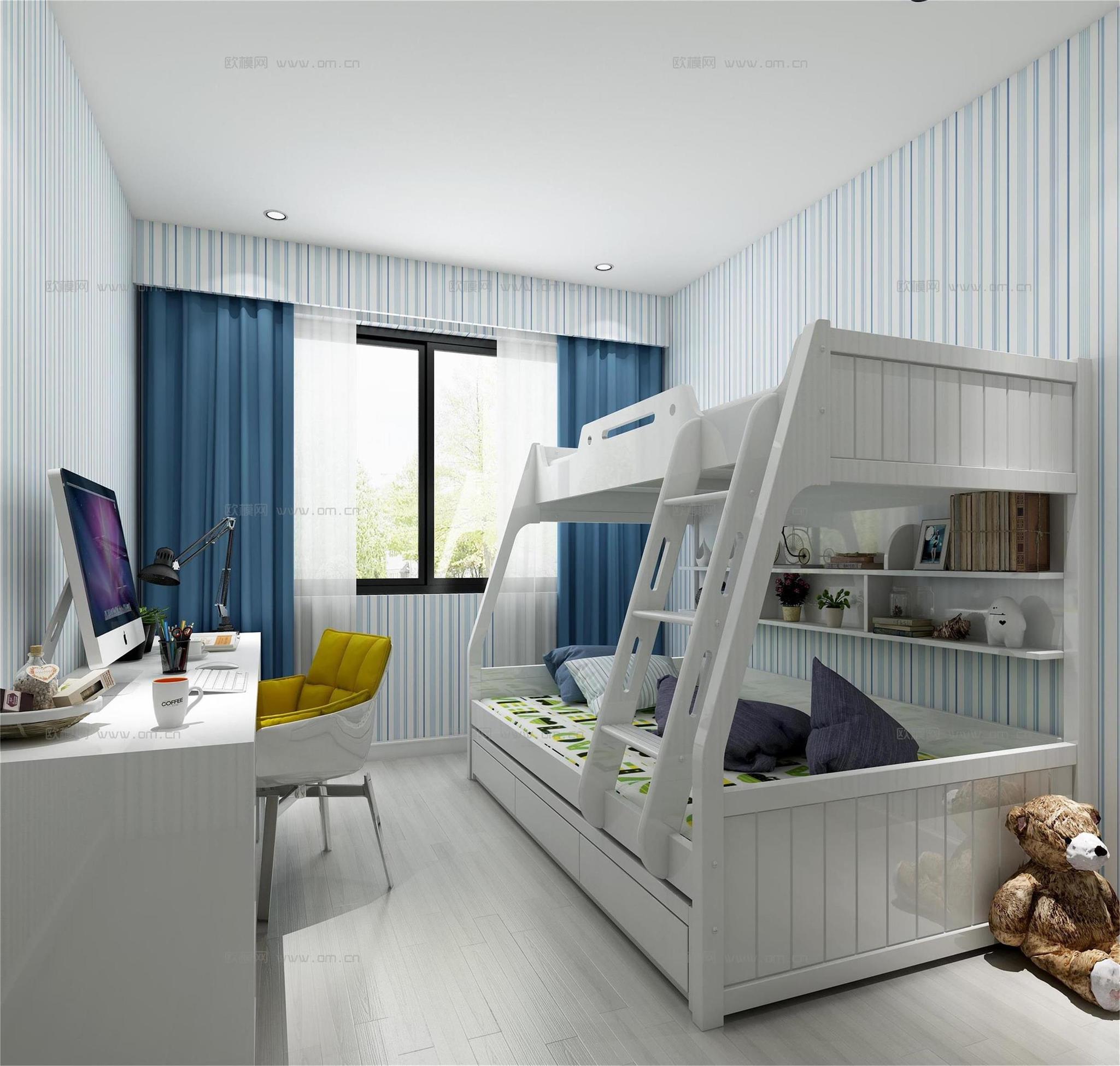 4-5岁儿童房装修风格,7-12岁儿童房装修风格简单