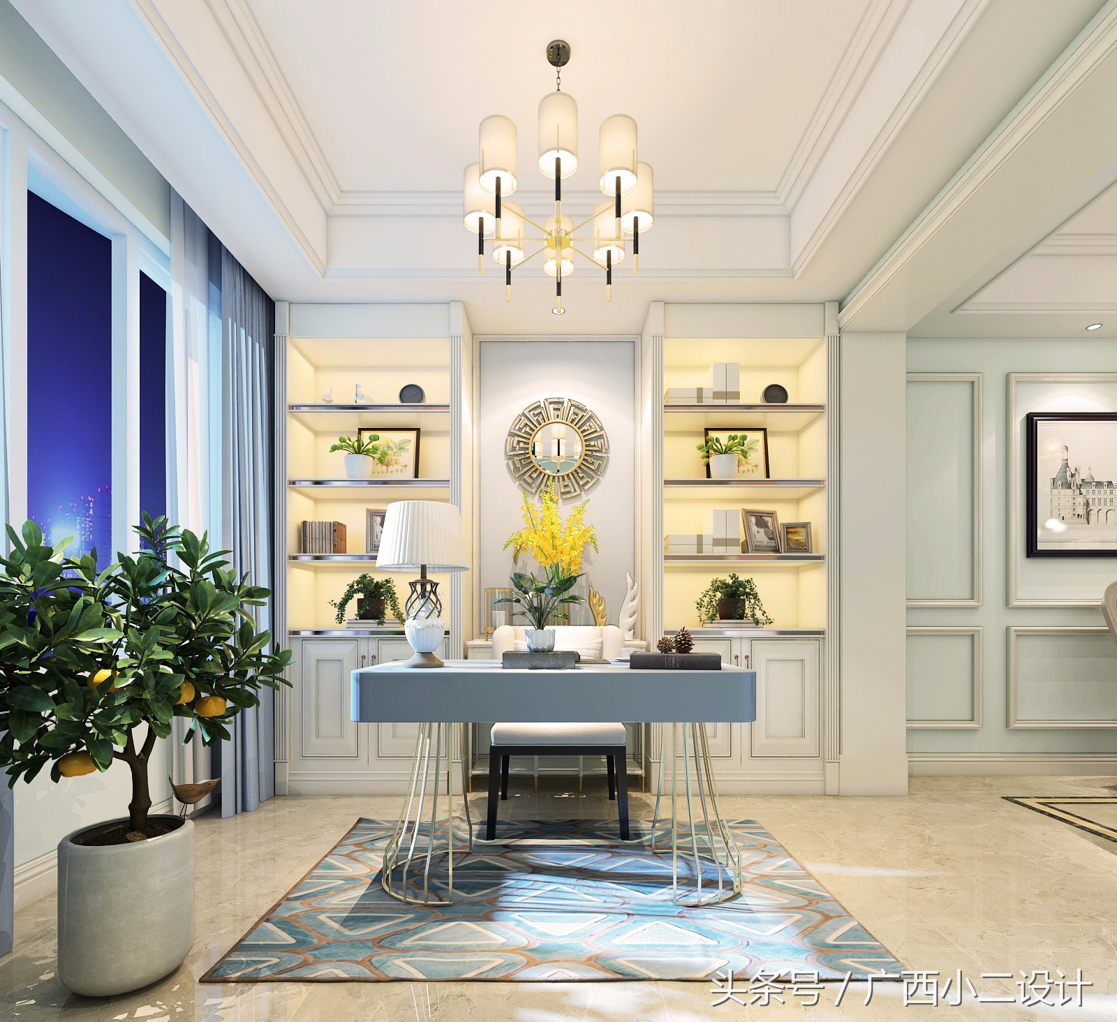 房间装修设计图1-3居室效果图,177平方米装修效果图