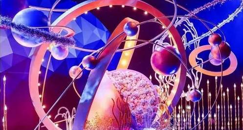 星空婚礼布置效果图,星空婚礼现场布置需要多长时间