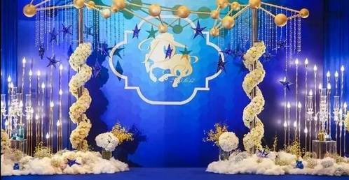 星空婚礼布置效果图,星空婚礼现场布置需要多长时间