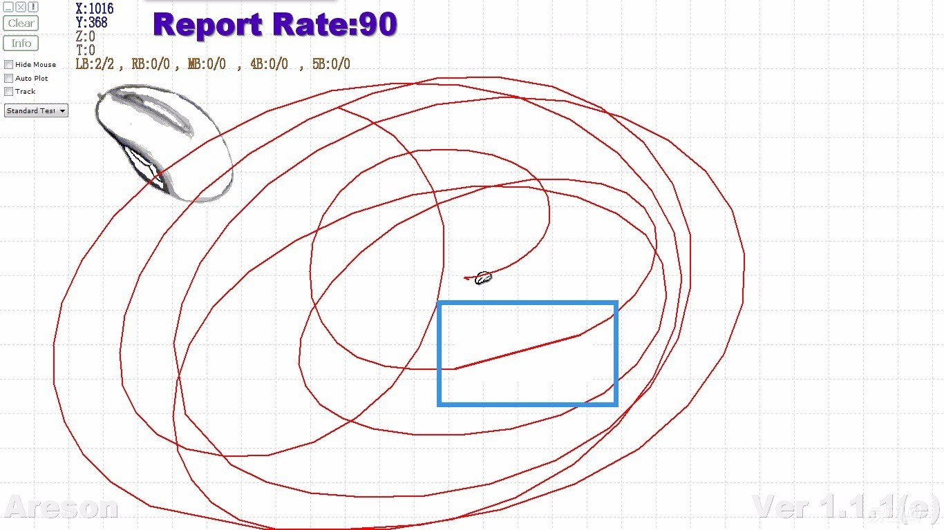 鼠标准确度怎么看,如何检测自己鼠标失帧
