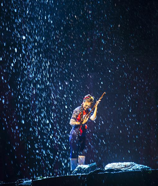 湖南张家界民俗大戏魅力湘西,湖南边城表演