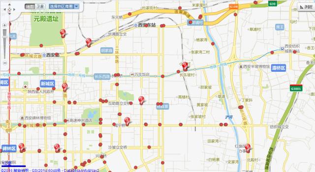 西安春临二路与公田一路十字违章,西安交通违章扣分能在网上处理吗