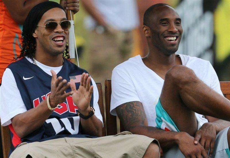 小罗跟科比介绍梅西,科比说的小罗是谁