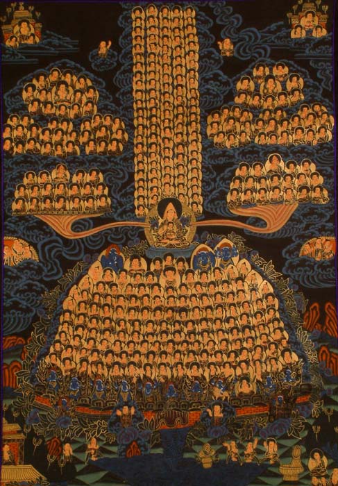 唐卡藏文化艺术品欣赏,精美的西藏唐卡艺术欣赏