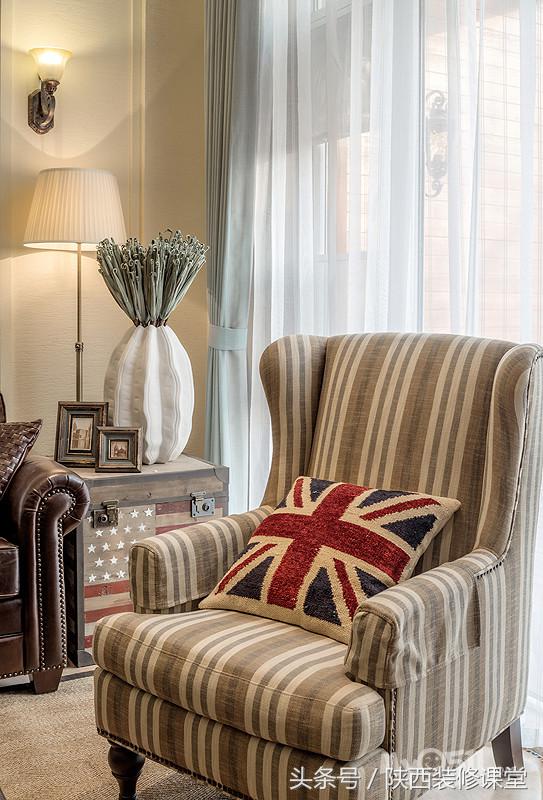 190平方装现代美式风格要多少钱,180平复式现代美式