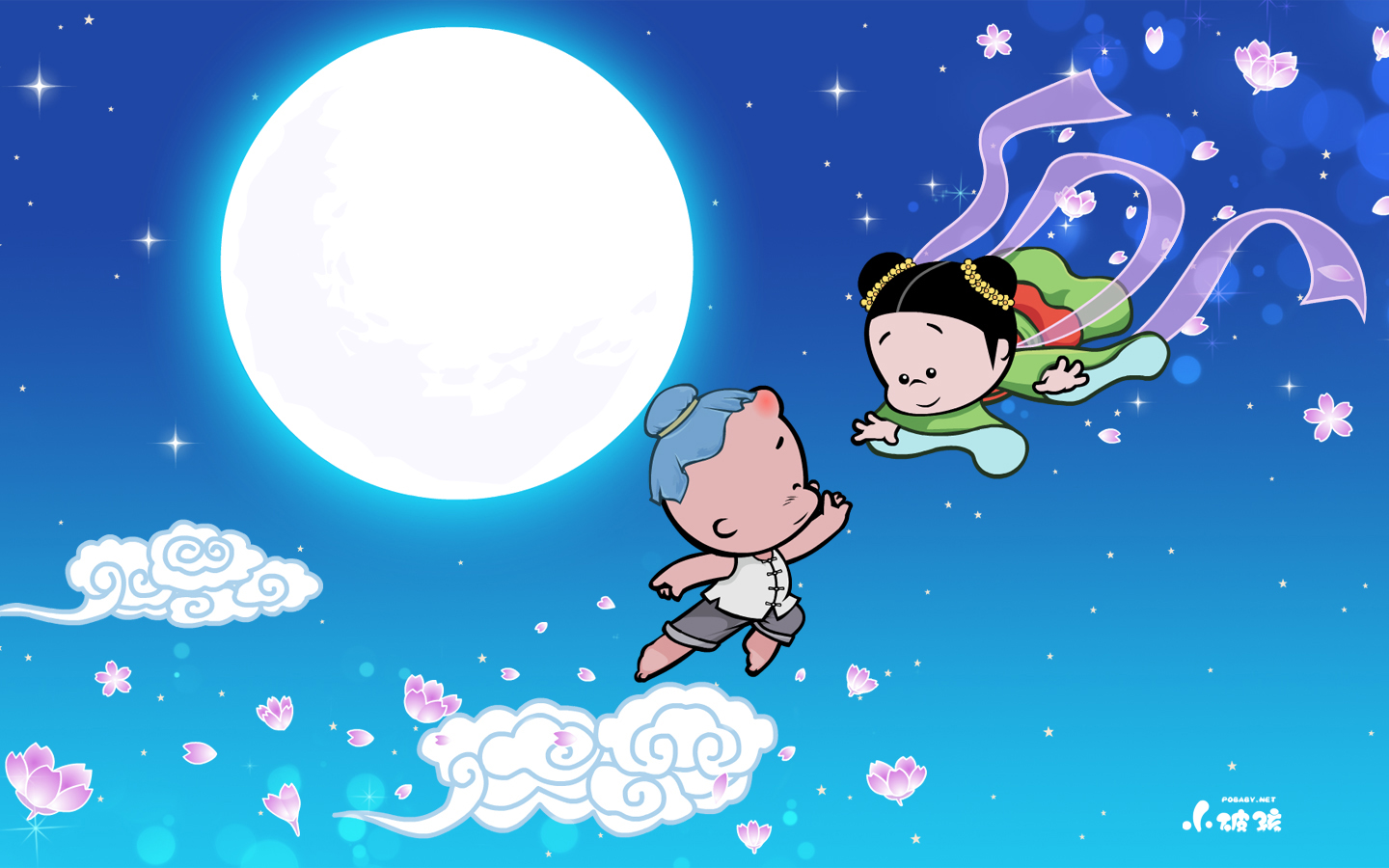 古风七夕唯美壁纸,七夕动漫壁纸