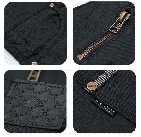 古驰最新款牛仔裤,奢华之作