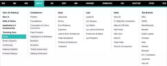 大牌化妆品英文名,化妆品常用名称大全英文