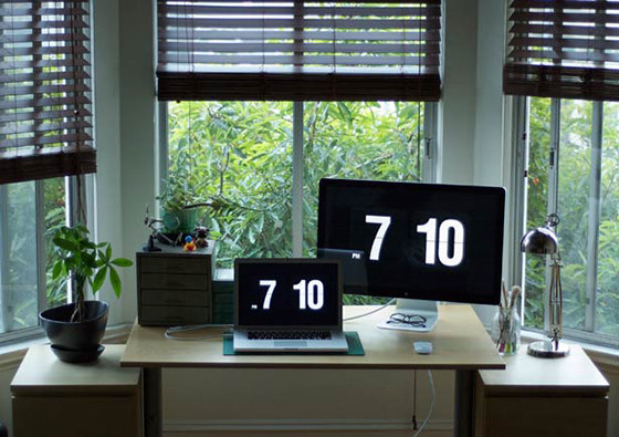 设计师两台显示屏怎么放好看,设计师两台显示器