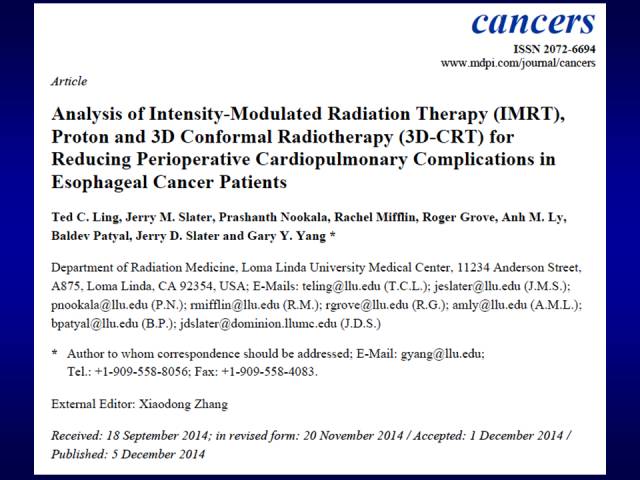 美国洛马林达质子治疗中心GaryYang：消化道肿瘤的质子放疗治疗
