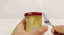 最简单的开罐头的方法,开罐头绝活