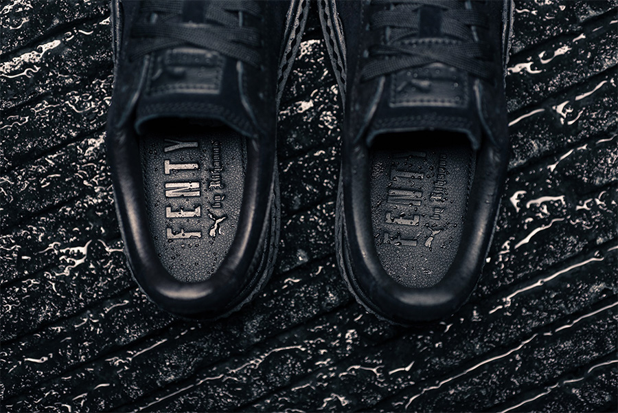 彪马松糕鞋蕾哈娜穿起来,蕾哈娜彪马联名紫色鞋子穿搭