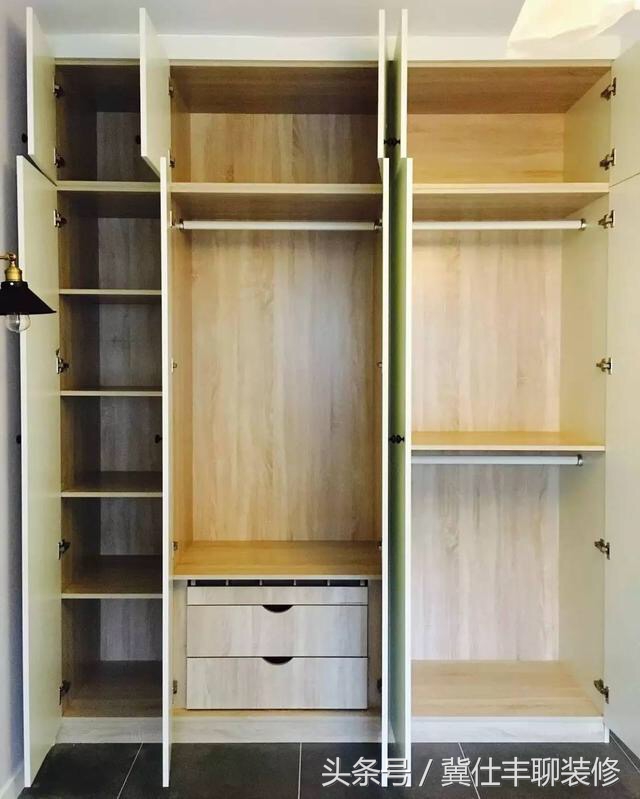 2020衣柜构造样板图,2023最新款定制衣柜效果图