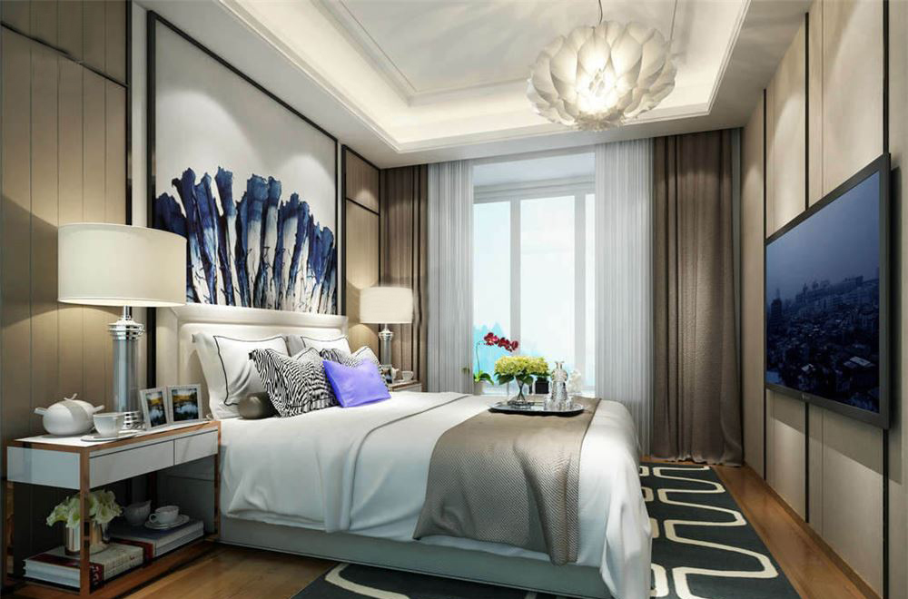 整个走廊来收纳，襄阳绿地广场三期效果图，170平现代四居半包9万