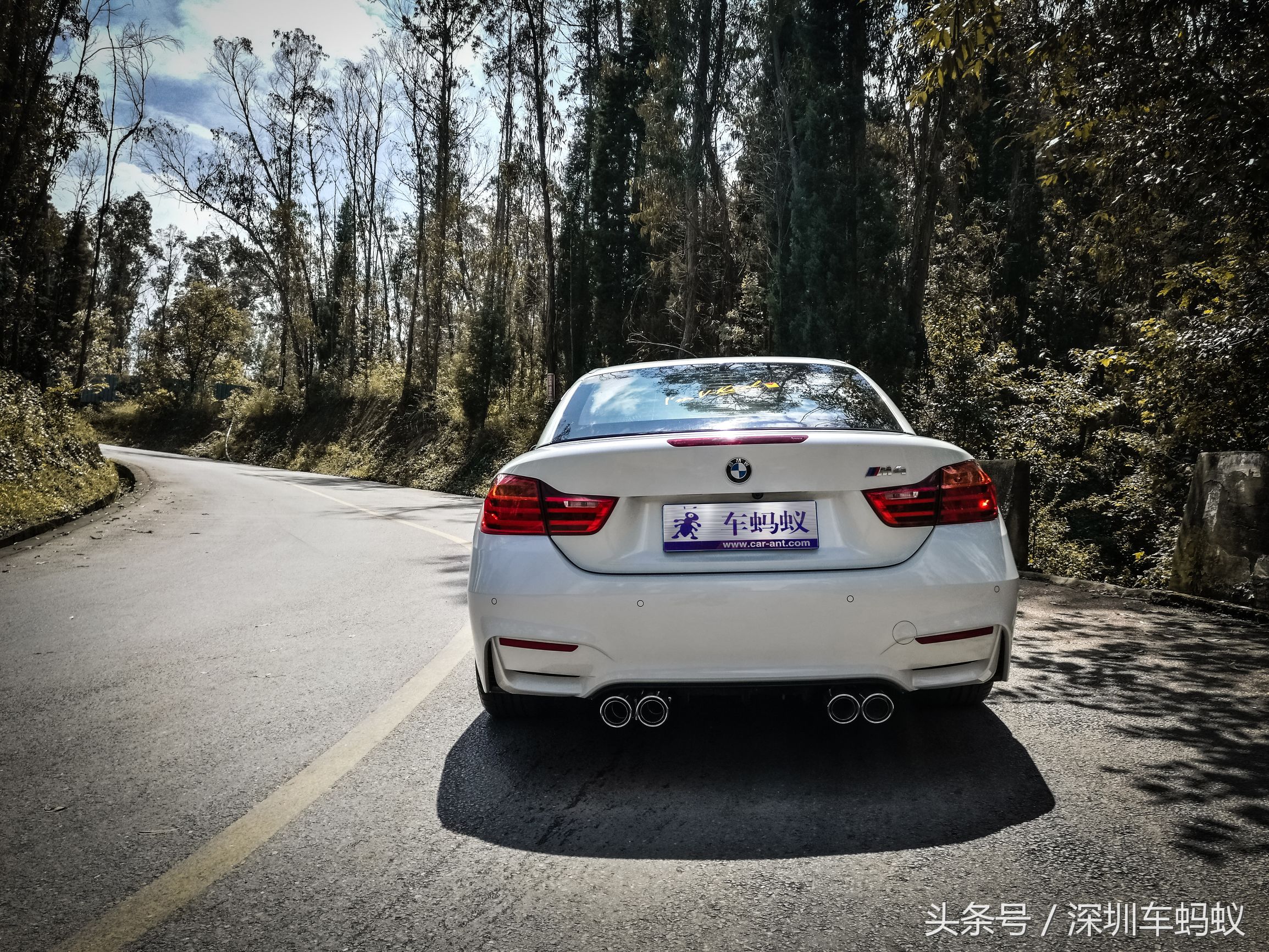 宝马4系敞篷改装街拍,新款宝马4系敞篷升级m4前脸