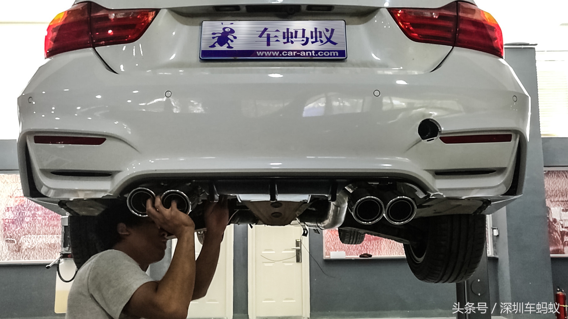 宝马4系敞篷改装街拍,新款宝马4系敞篷升级m4前脸