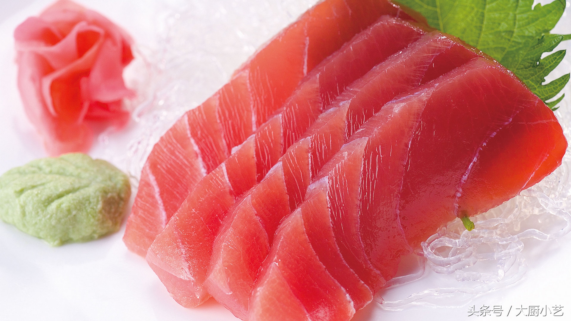 日本金枪鱼刺身生鱼片,真正的蓝鳍金枪鱼生鱼片