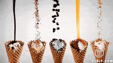 向甜美势力低头！冰激凌色小冰箱看得人齁甜齁甜！